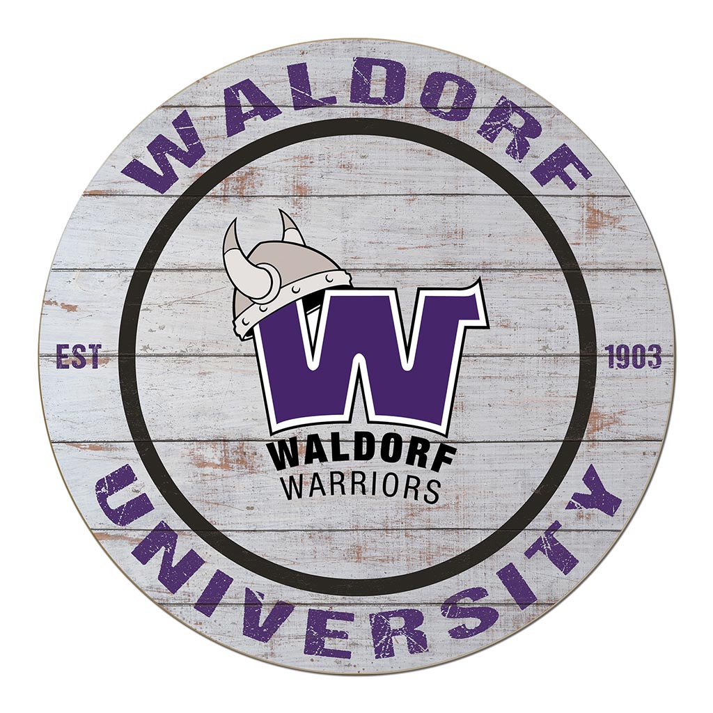20x20 Weathered Circle Waldorf University Vikings