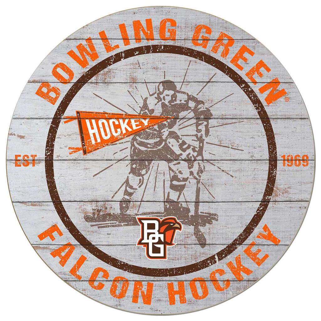 20x20 Throwback Weathered Circle Bowling Green-Hockey Special