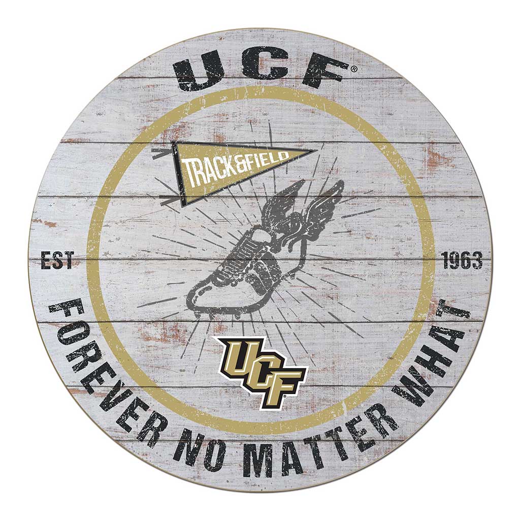20x20 Throwback Weathered Circle Central Florida Knights Track