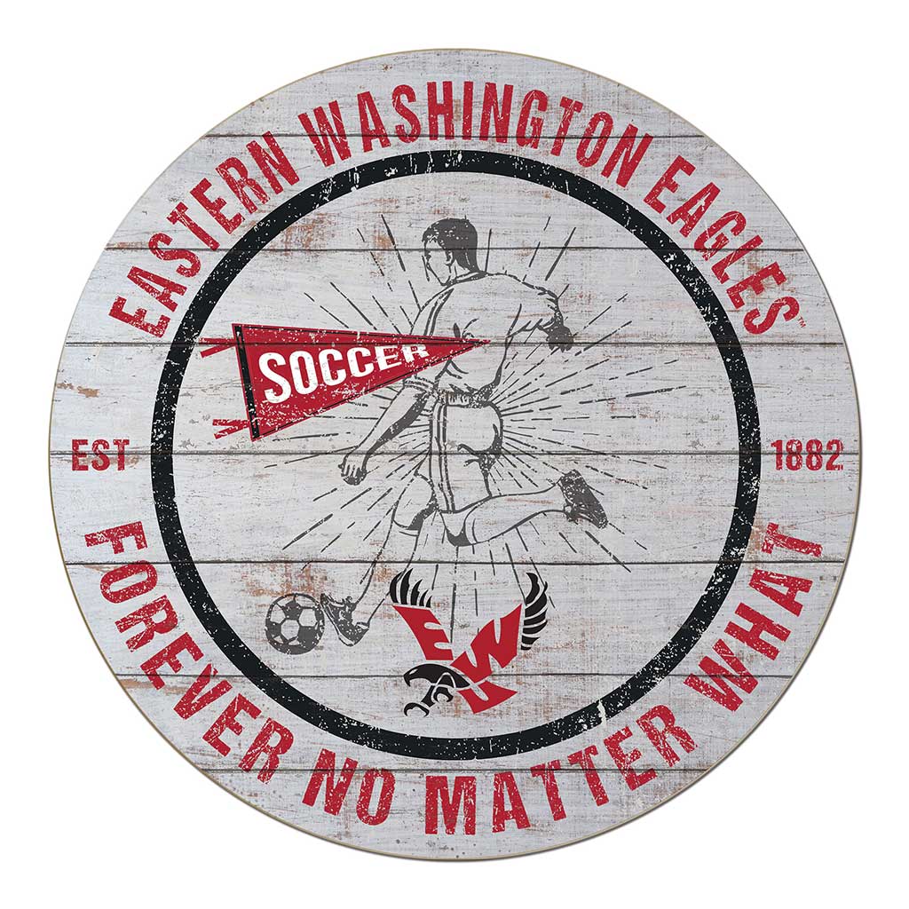 20x20 Throwback Weathered Circle Eastern Washington Eagles Soccer