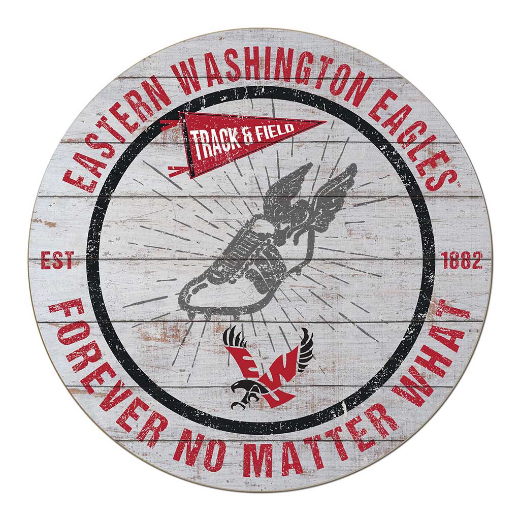 20x20 Throwback Weathered Circle Eastern Washington Eagles Track