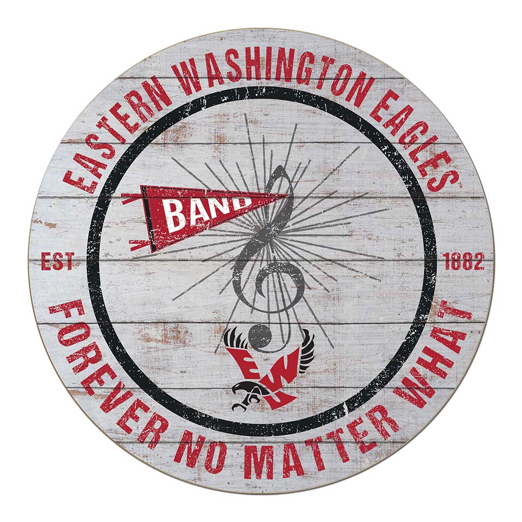 20x20 Throwback Weathered Circle Eastern Washington Eagles Band