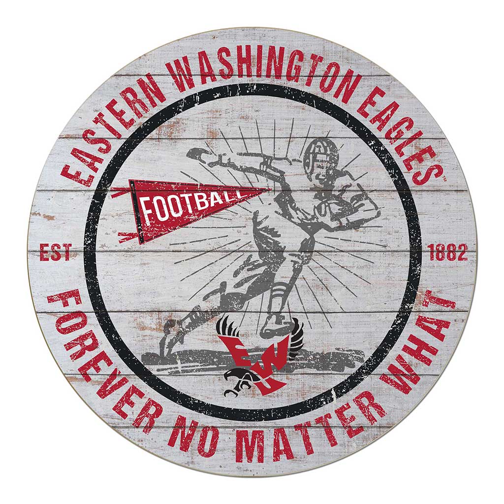 20x20 Throwback Weathered Circle Eastern Washington Eagles