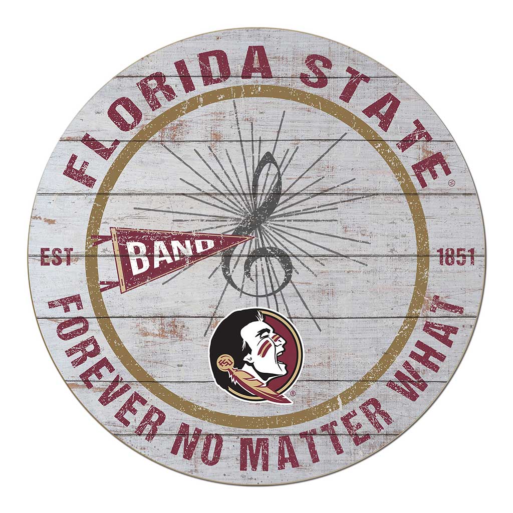 20x20 Throwback Weathered Circle Florida State Seminoles Band