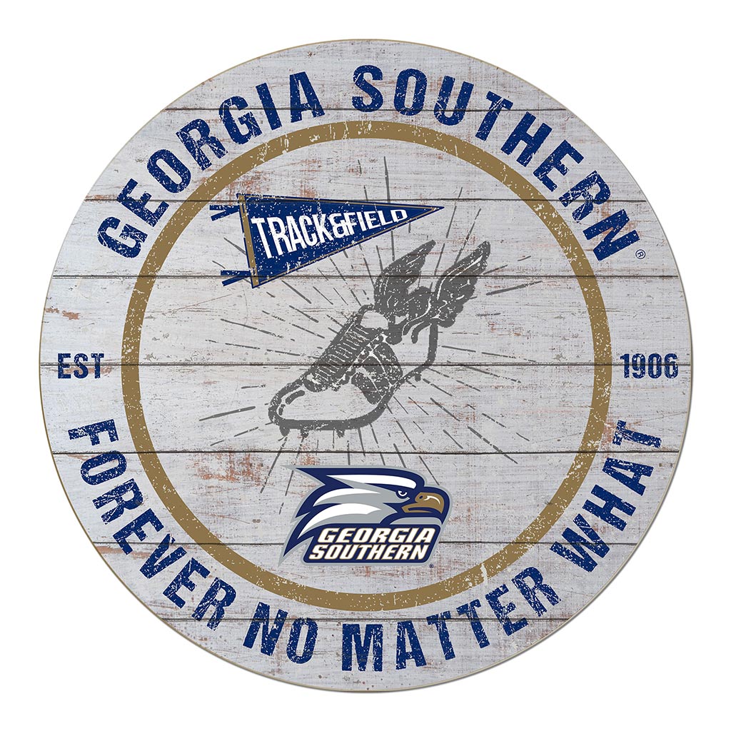 20x20 Throwback Weathered Circle Georgia Southern Eagles Track
