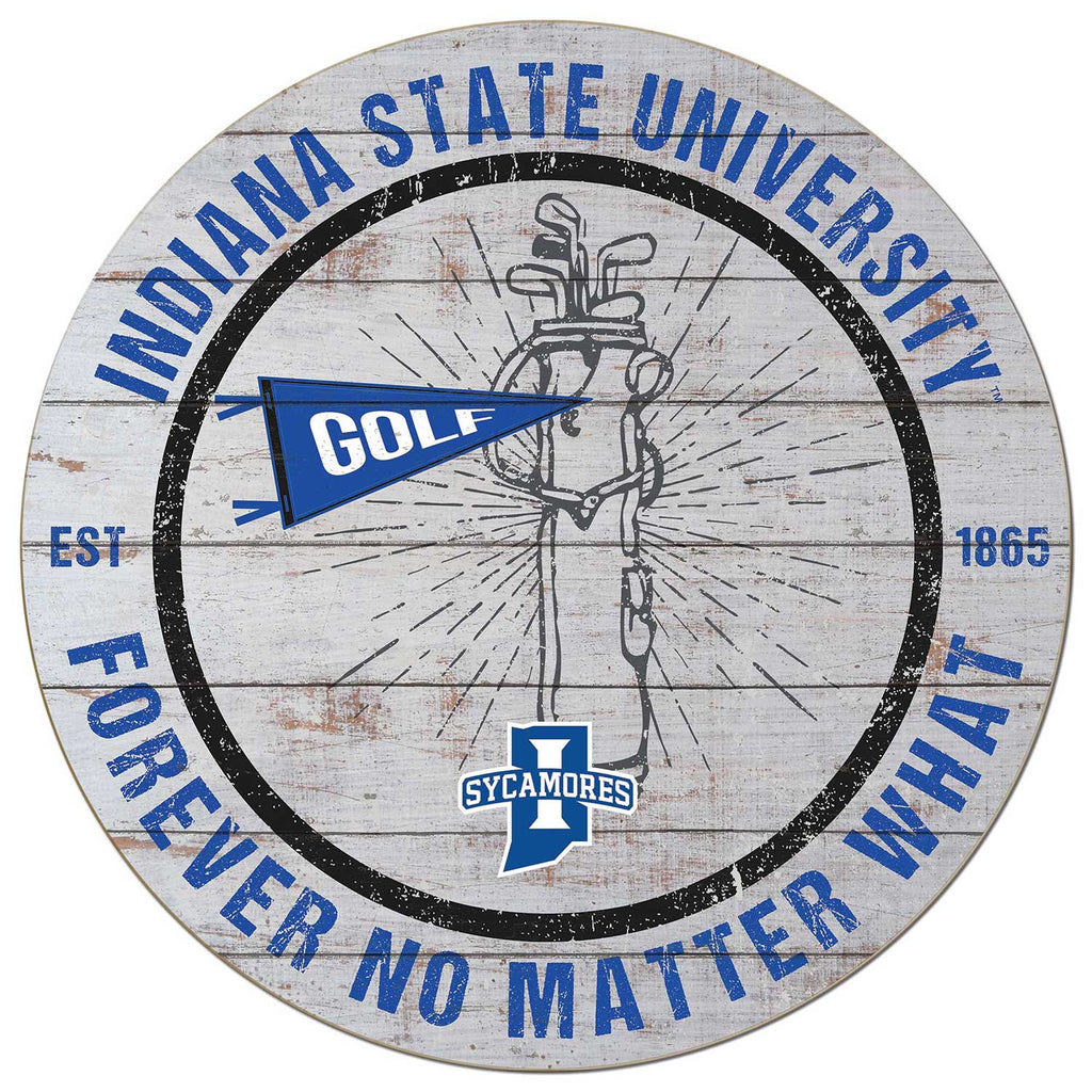 20x20 Throwback Weathered Circle Indiana State Sycamores Golf