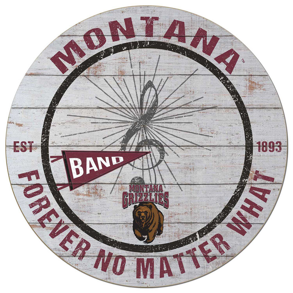20x20 Throwback Weathered Circle Montana Grizzlies Band