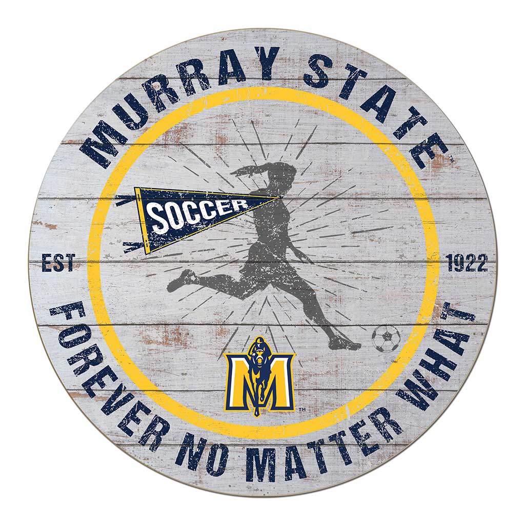 20x20 Throwback Weathered Circle Murray State Racers Soccer Girls