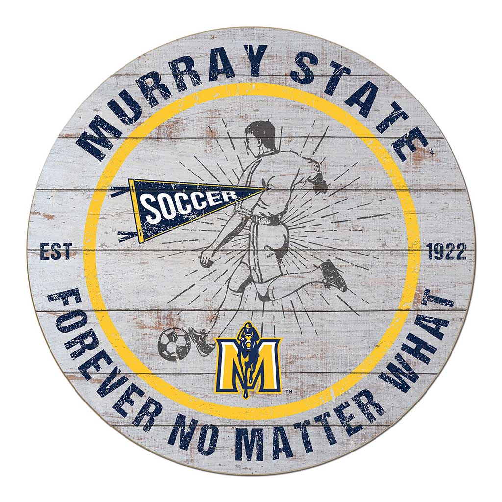 20x20 Throwback Weathered Circle Murray State Racers Soccer