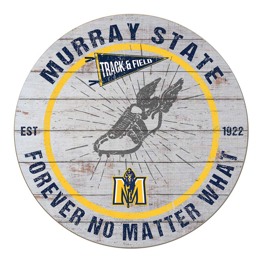 20x20 Throwback Weathered Circle Murray State Racers Track