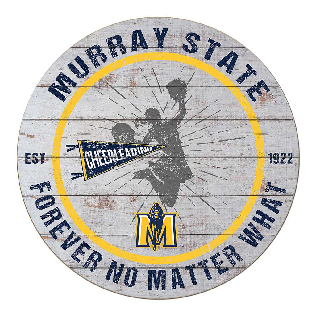 20x20 Throwback Weathered Circle Murray State Racers Cheerleading