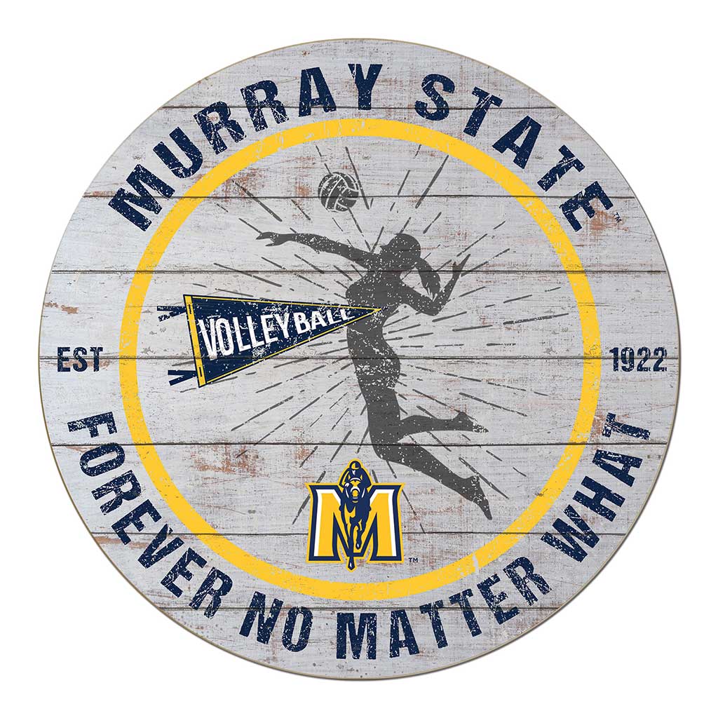20x20 Throwback Weathered Circle Murray State Racers Volleyball Girls