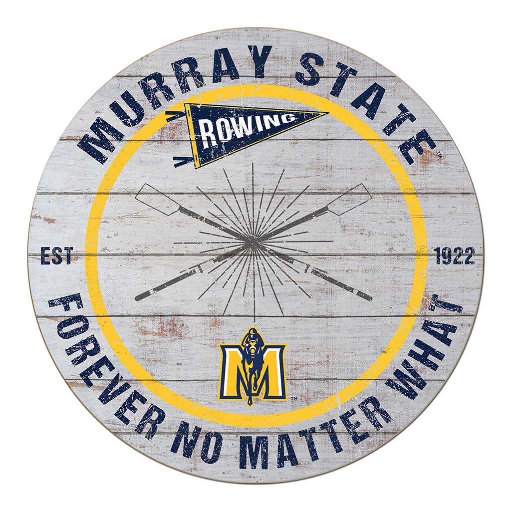 20x20 Throwback Weathered Circle Murray State Racers Rowing