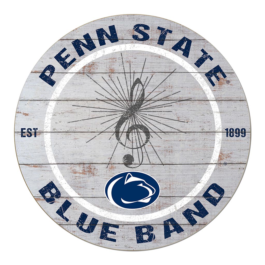 20x20 Throwback Weathered Circle Penn State Nittany Lions Band