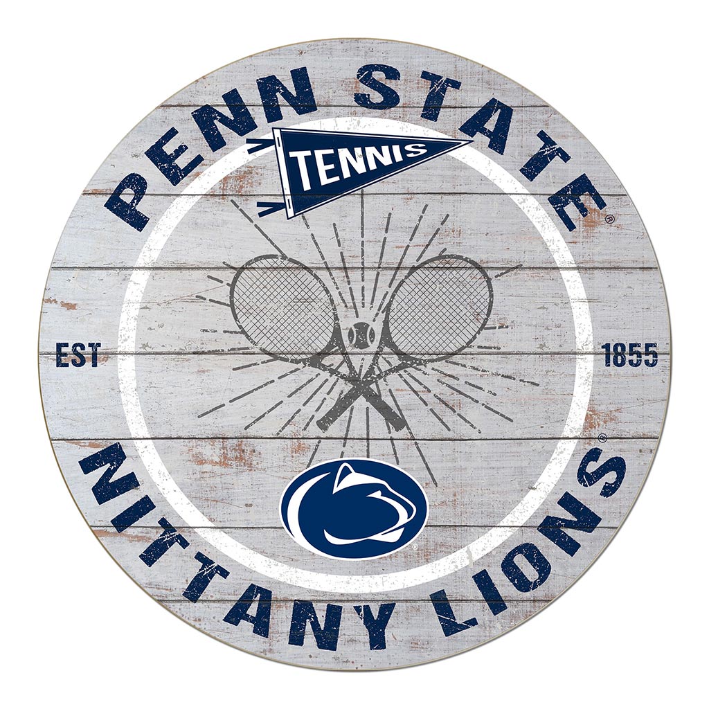 20x20 Throwback Weathered Circle Penn State Nittany Lions Tennis