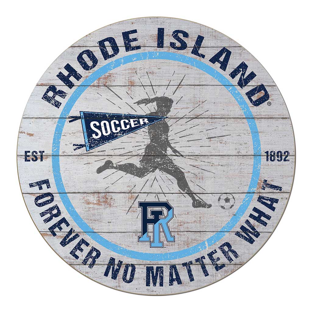 20x20 Throwback Weathered Circle Rhode Island Rams Soccer Girls