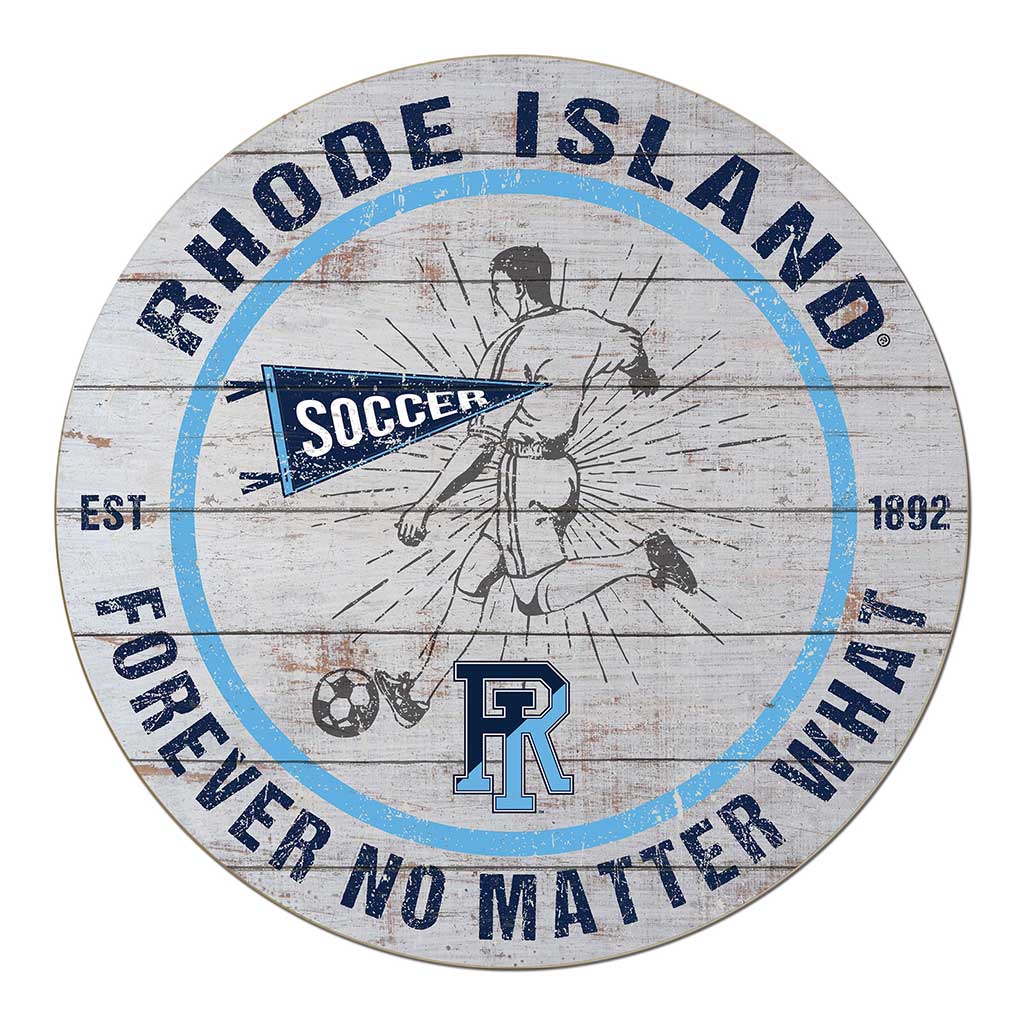 20x20 Throwback Weathered Circle Rhode Island Rams Soccer