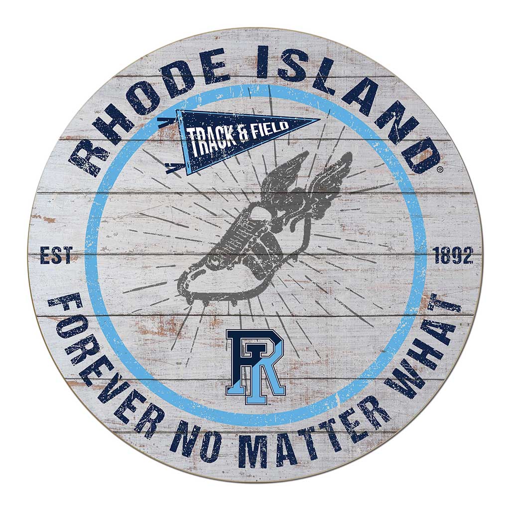 20x20 Throwback Weathered Circle Rhode Island Rams Track