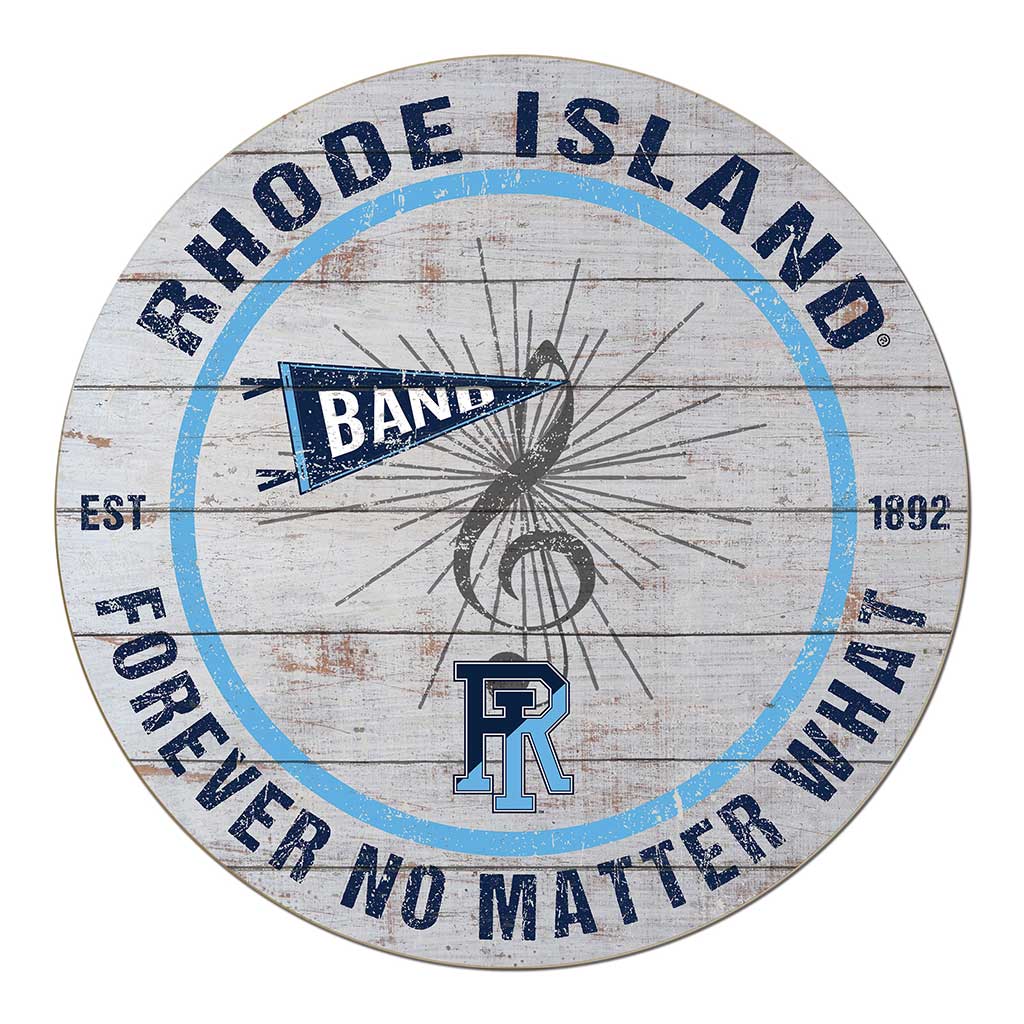 20x20 Throwback Weathered Circle Rhode Island Rams Band