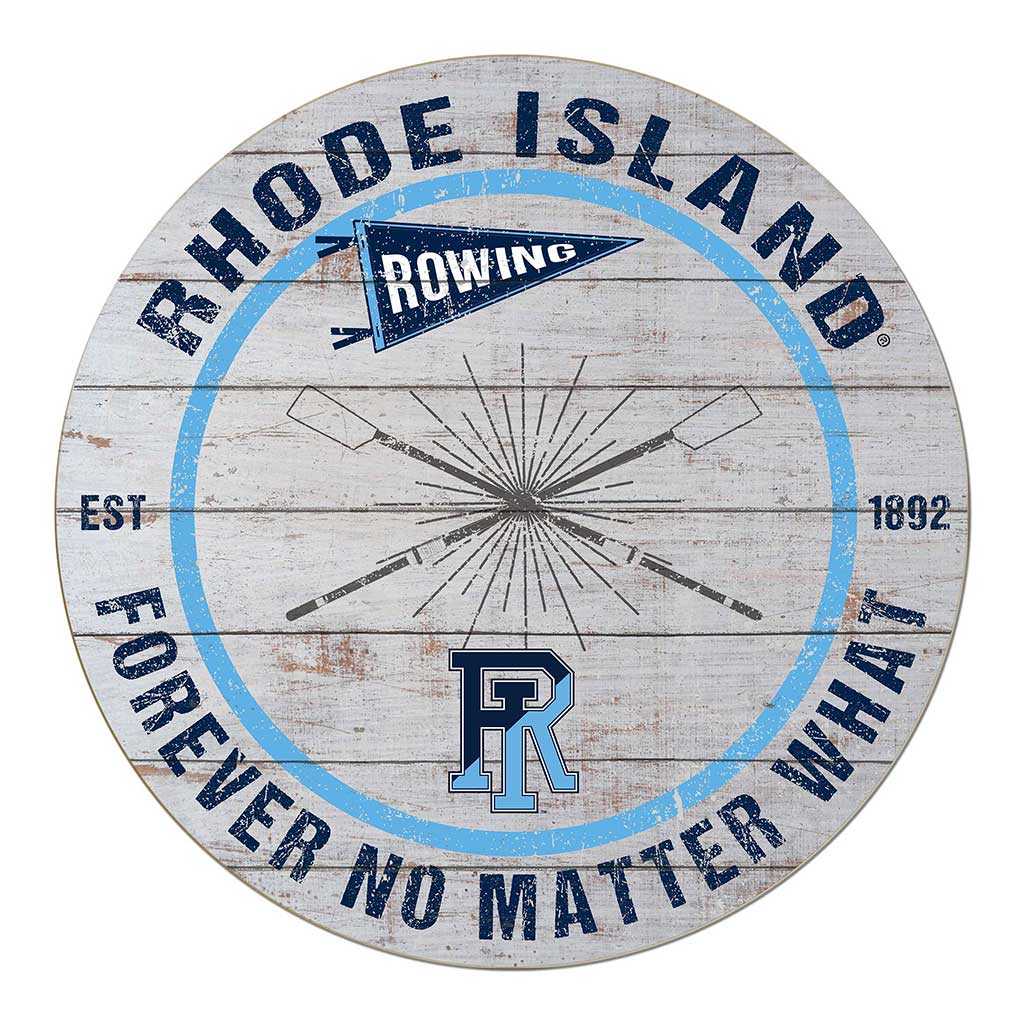 20x20 Throwback Weathered Circle Rhode Island Rams Rowing