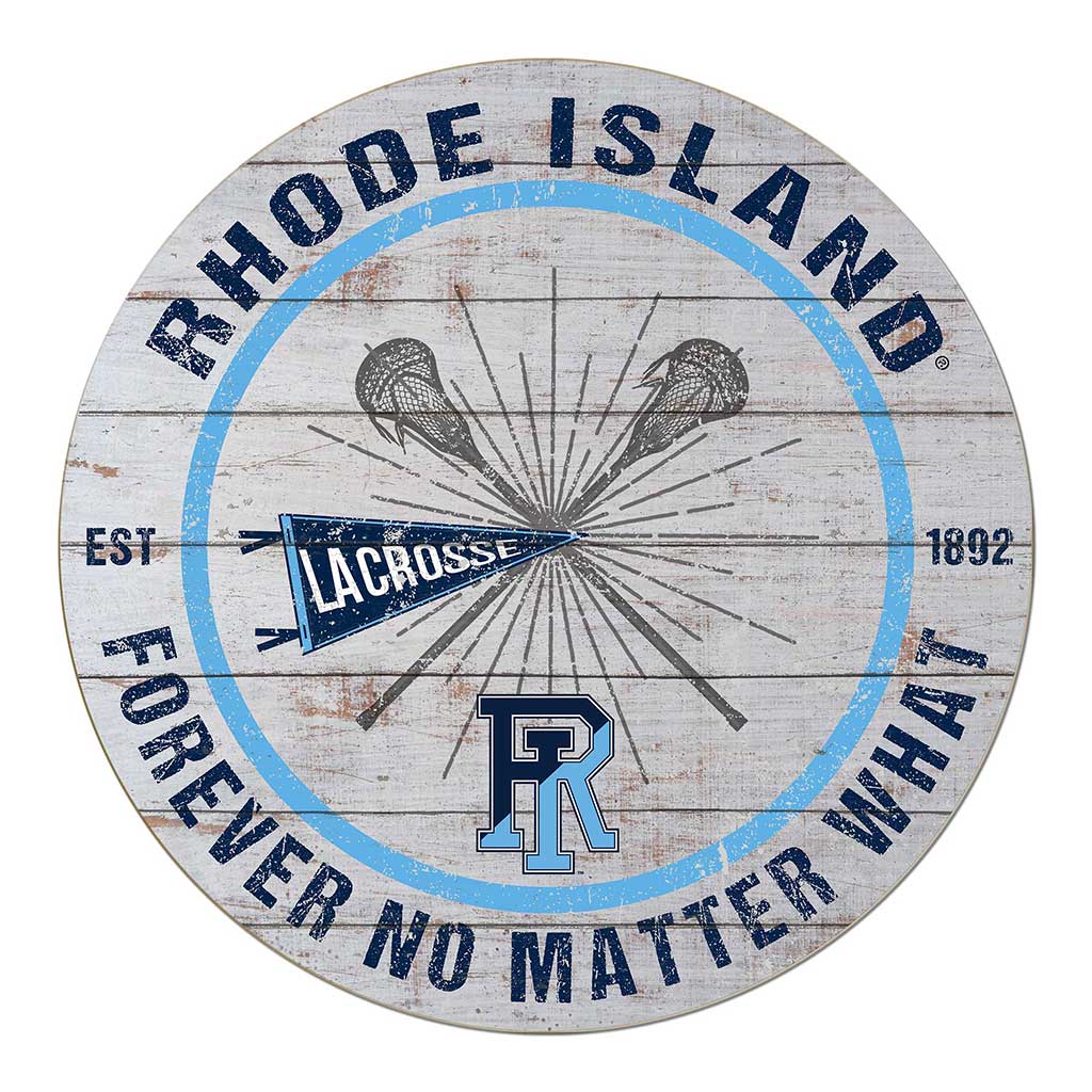 20x20 Throwback Weathered Circle Rhode Island Rams Lacrosse