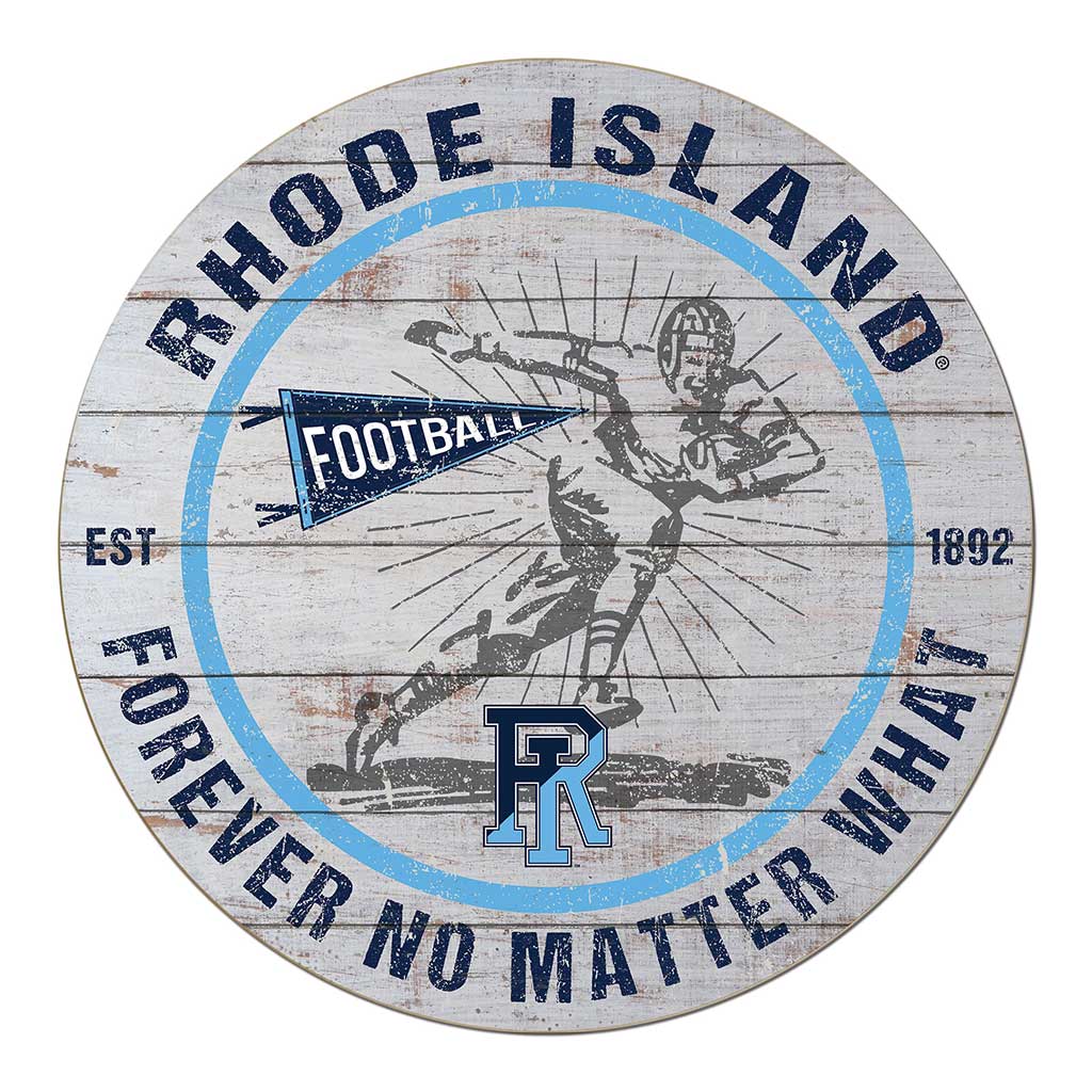 20x20 Throwback Weathered Circle Rhode Island Rams