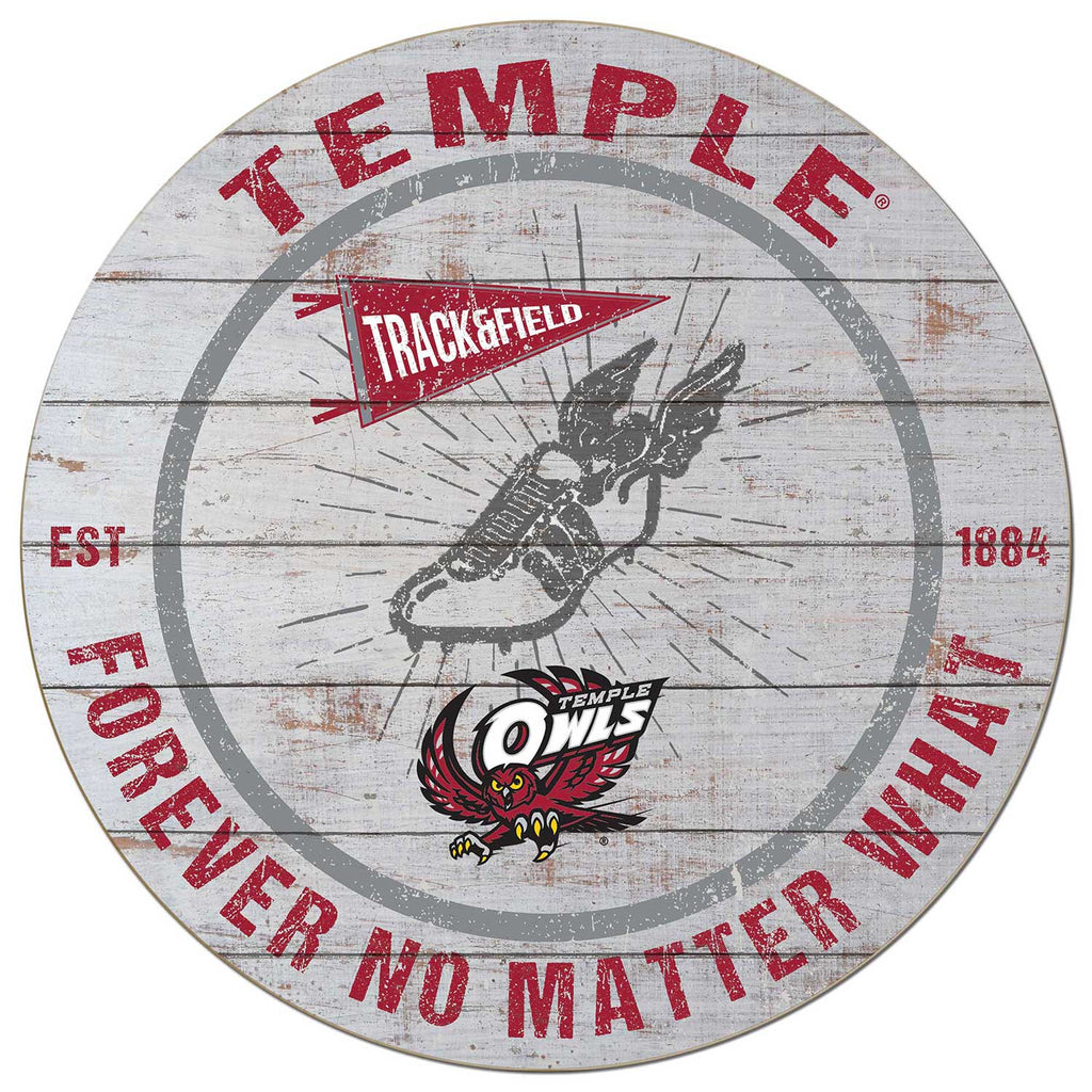 20x20 Throwback Weathered Circle Temple Owls Track