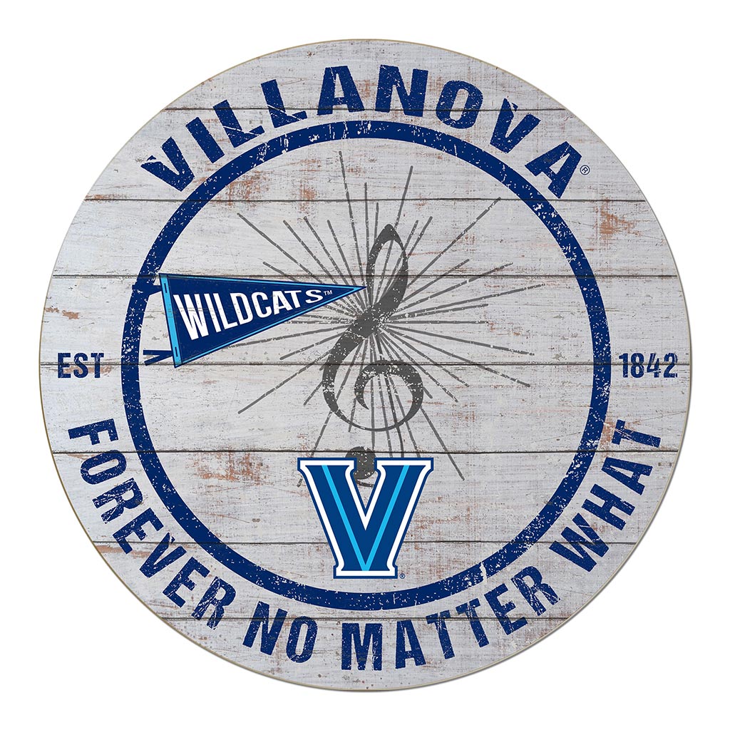 20x20 Throwback Weathered Circle Villanova Wildcats Band