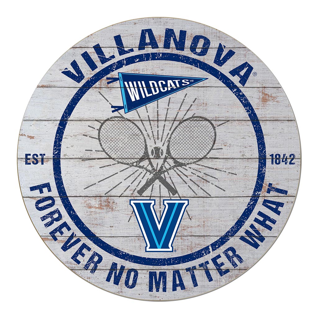 20x20 Throwback Weathered Circle Villanova Wildcats Tennis