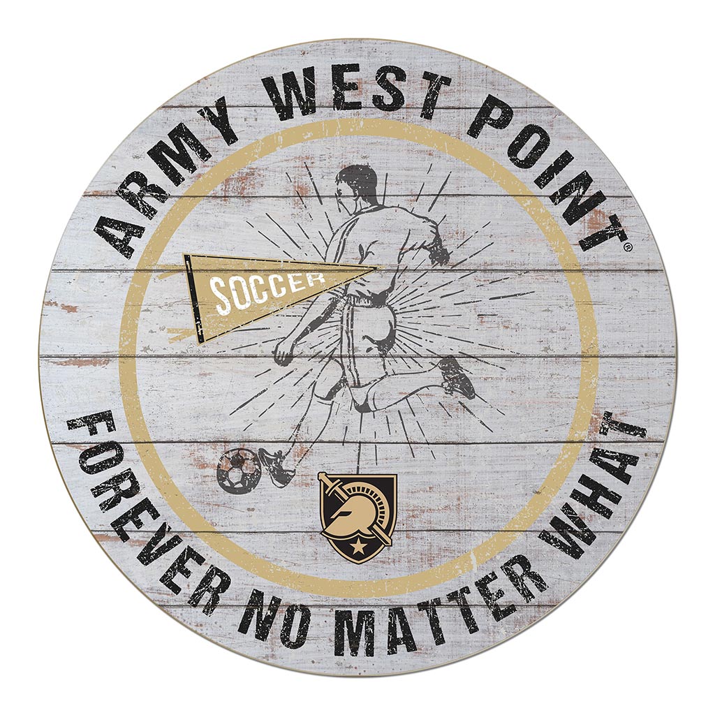 20x20 Throwback Weathered Circle West Point Black Knights Soccer
