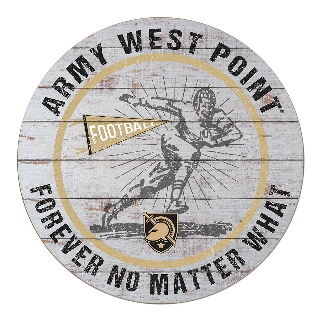20x20 Throwback Weathered Circle West Point Black Knights