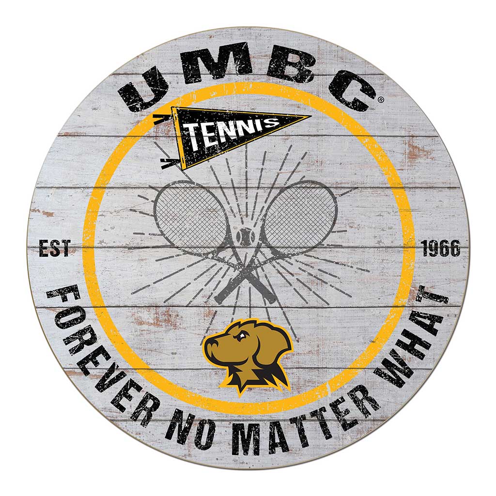 20x20 Throwback Weathered Circle University of Maryland- Baltimore County True Grit Tennis