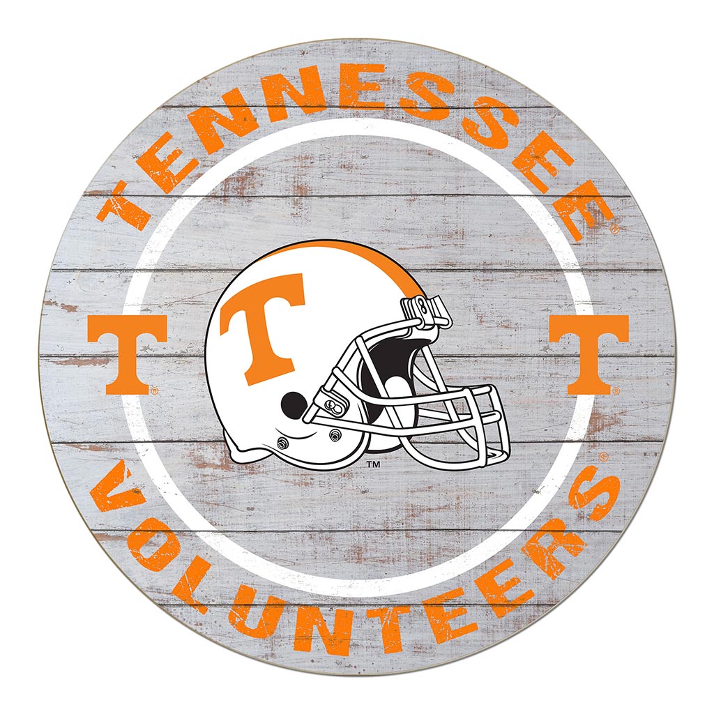 20x20 Weathered Helmet Sign Tennessee Volunteers