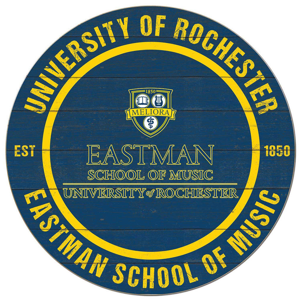 20x20 Weathered Colored Circle University of Rochester - The Eastman School of Music Eastman