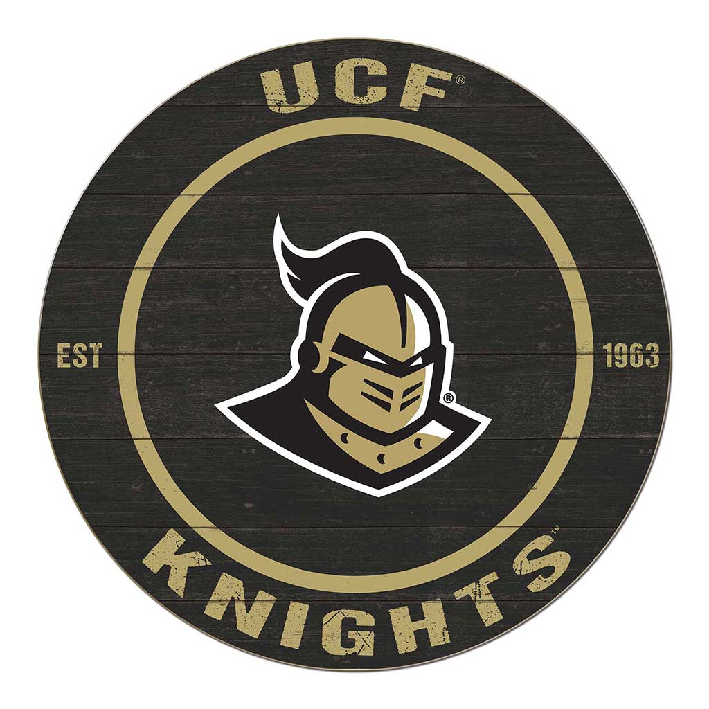 20x20 Weathered Colored Circle Central Florida Knights