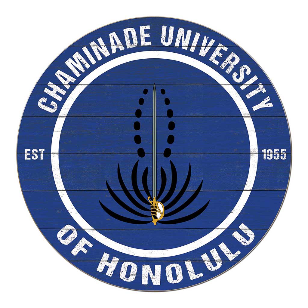 20x20 Weathered Colored Circle Chaminade University of Honolulu Silverswords