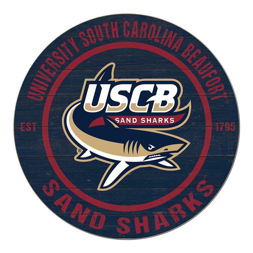 20x20 Weathered Colored Circle South Carolina - Beauford Sand Sharks