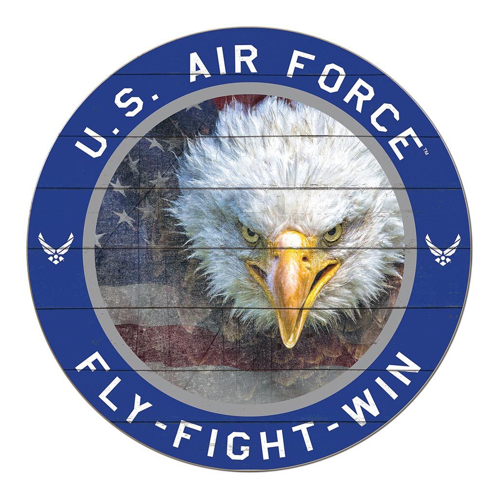20x20 Circle Flag with Eagle Air Force