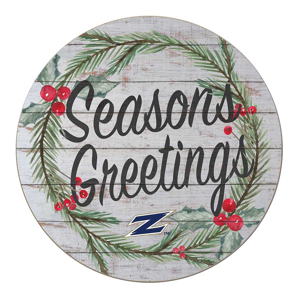 20x20 Weathered Seasons Greetings Akron Zips