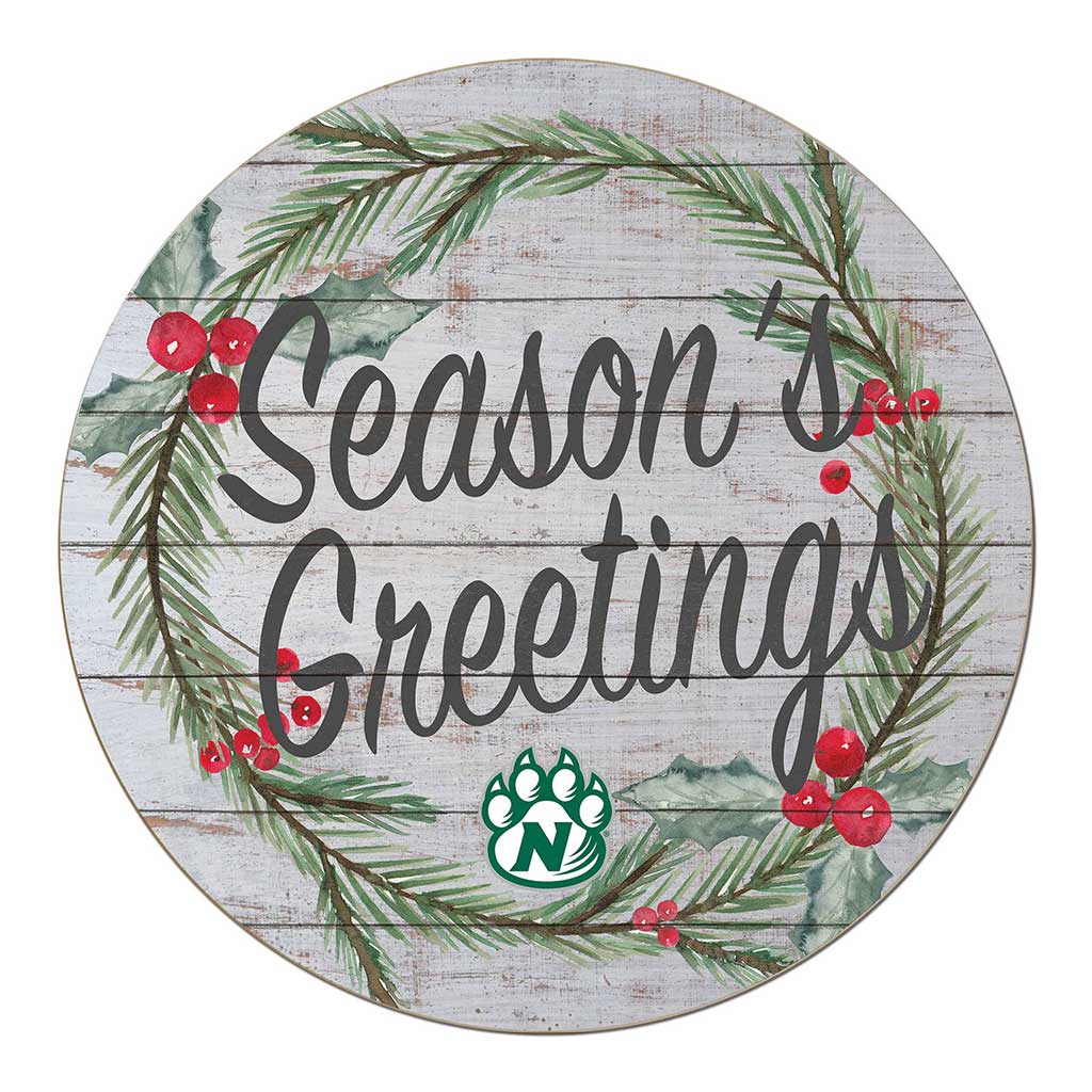 20x20 Weathered Seasons Greetings Northwest Missouri State University Bearcats