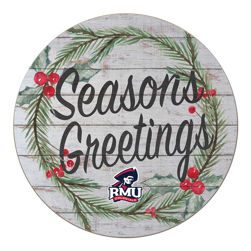 20x20 Weathered Seasons Greetings Robert Morris University