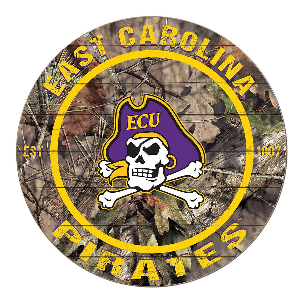 20x20 Camo Mossy Oak East Carolina Pirates