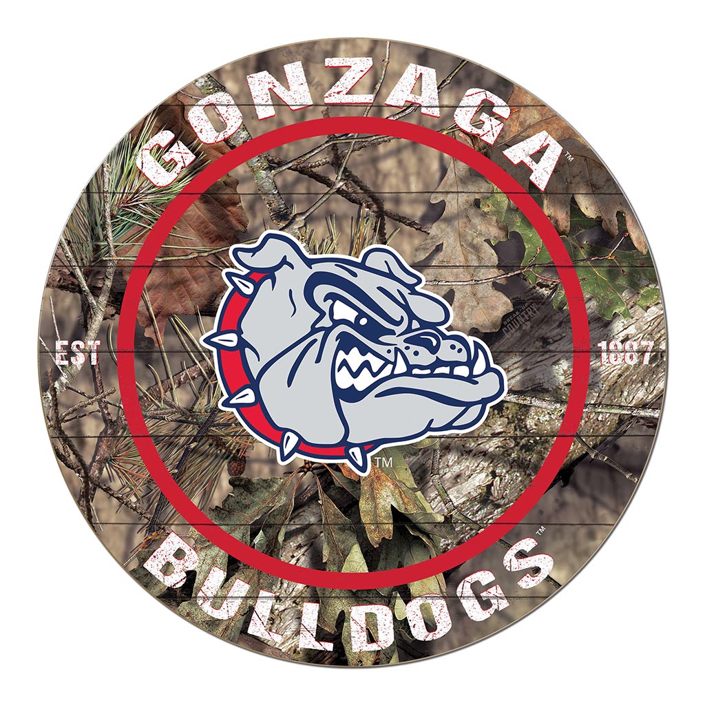 20x20 Camo Mossy Oak Gonzaga Bulldogs