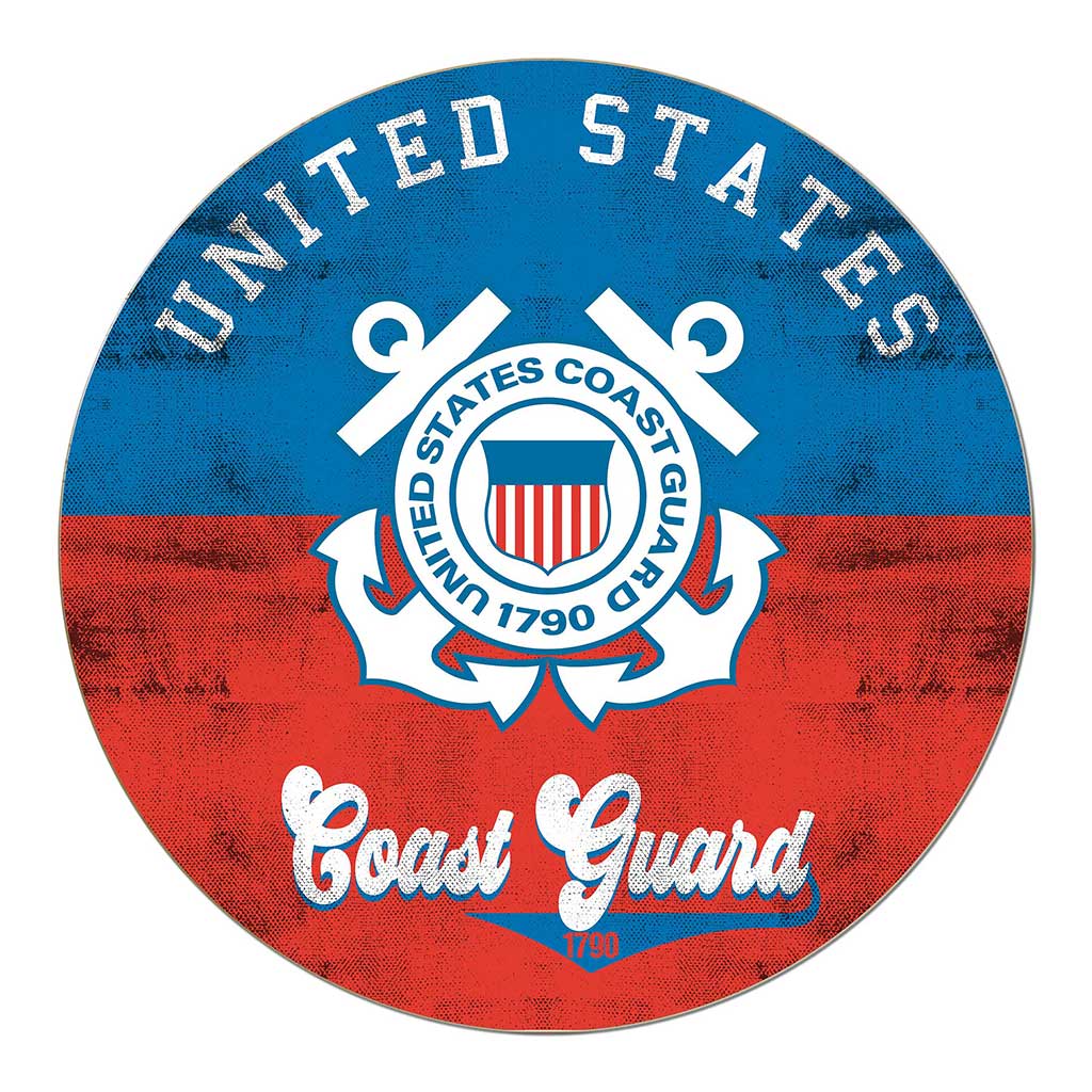 20x20 Circle Retro Multi Coast Guard