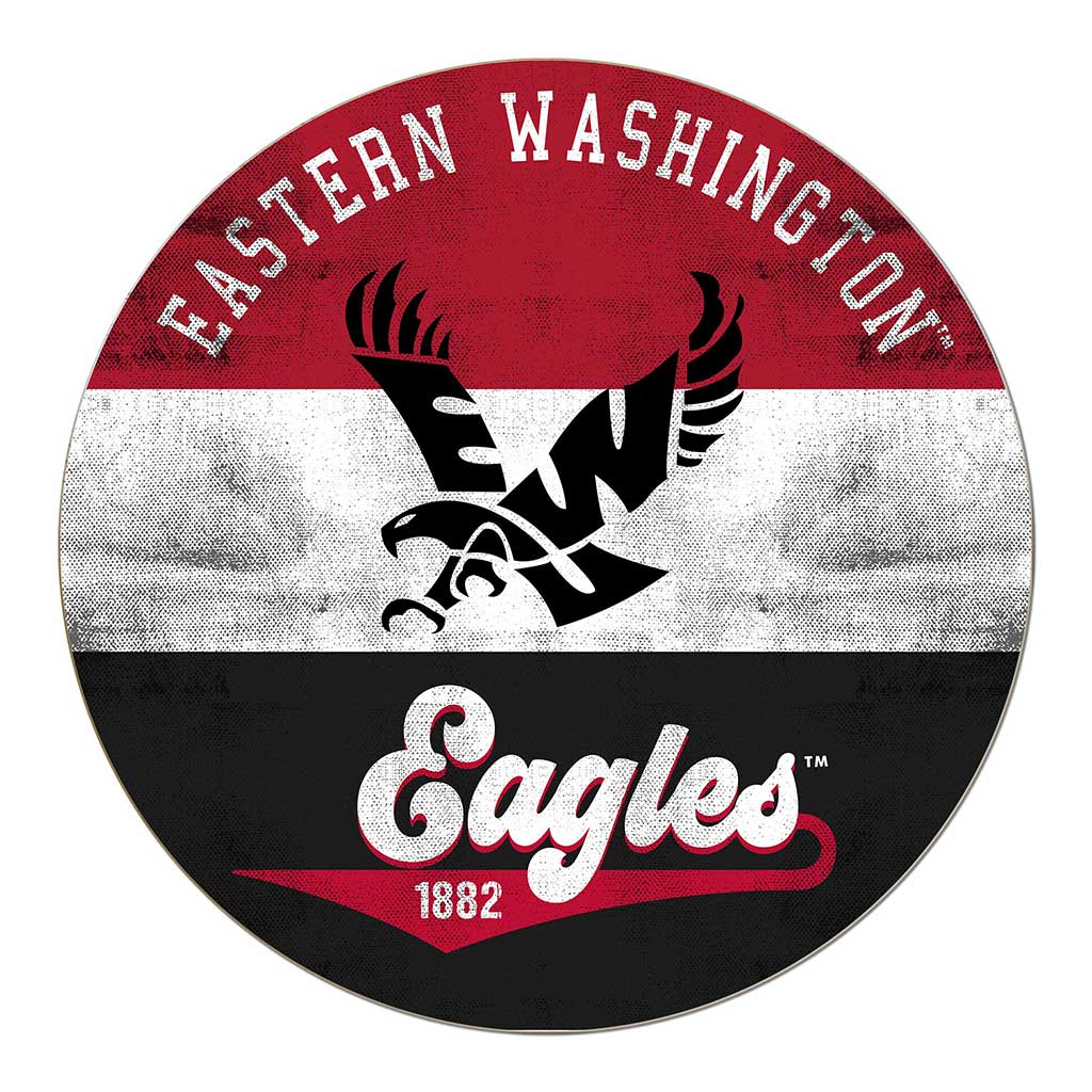 20x20 Circle Retro Multi Color Eastern Washington Eagles