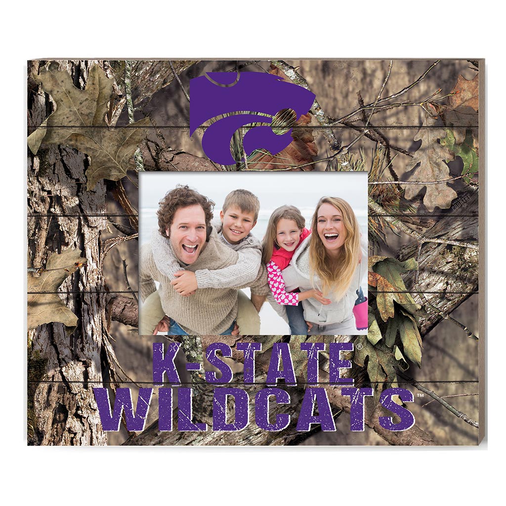 Mossy Oak Slat Frame With Logo Kansas State Wildcats