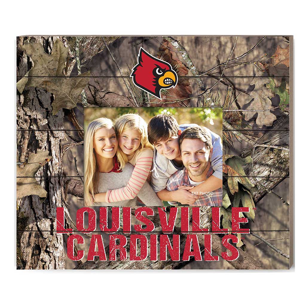 Mossy Oak Slat Frame With Logo Louisville Cardinals