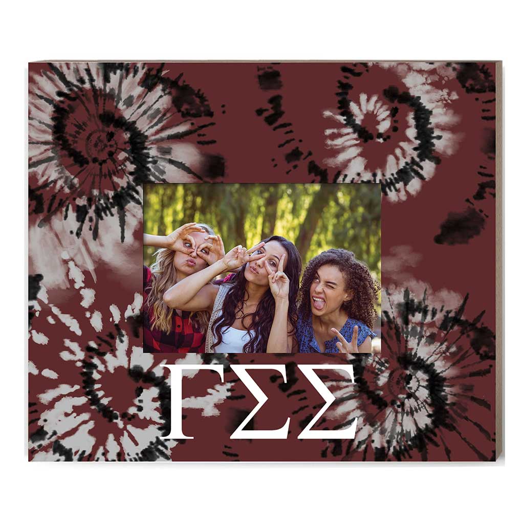 Team Spirit Tie-Dye Frame Greek-Gamma Sigma Sigma