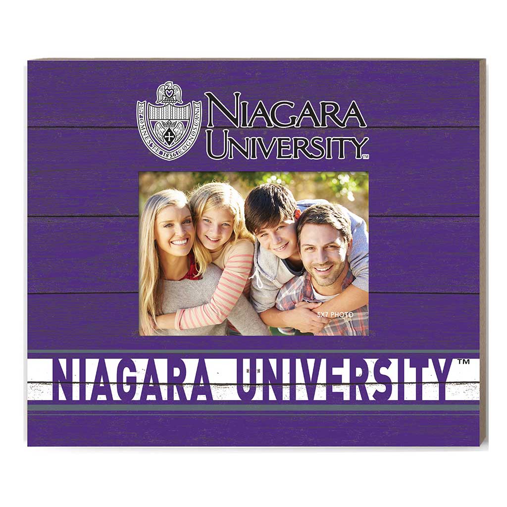 Team Spirit Color Scholastic Frame Niagara University Purple Eagles