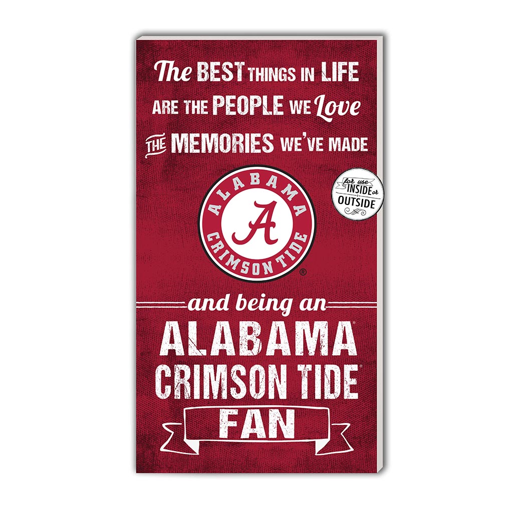 11x20 Indoor Outdoor Sign The Best Things Alabama Crimson Tide